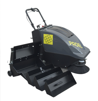 Balayeuse autotractée a batterie spéciale terrain de padel - S620P Balayeuse à moteur électrique autotractée ou autoportée